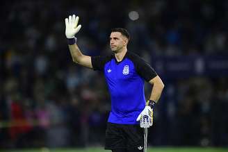 Dibu Martínez não gostou nada do desempenho da Argentina no triunfo por 2 a 1 sobre a Mauritânia em Buenos Aires