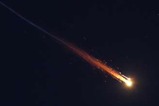 Projétil foi interceptado logo após entrar no espaço aéreo turco