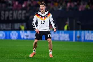 Florian Wirtz (Alemanha) durante jogo contra a Eslováquia, no dia 17.11.2025. 