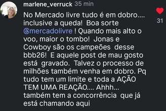 BBB26: mãe de Jonas Sulzbach ameaça patrocinador de processo na web
