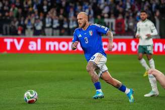 Federico Dimarco (Itália) durante jogo contra a Irlanda do Norte, no dia 26.03.2026. 