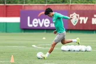 Retorno de Cano aos relacionados anima (FOTO: LUCAS MERÇON / FLUMINENSE F.C.)
