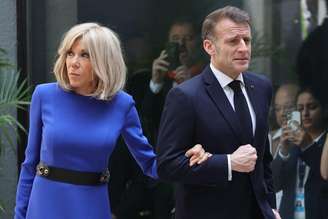 Câmeras flagraram briga entre Macron e Brigitte em 2025, e cena viralizou