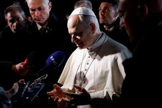 Papa Leão 14 conversa com jornalistas em Castel Gandolfo, na Itália
31 de março de 2026 REUTERS/Remo Casilli