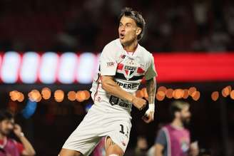 Ferreirinha comemora gol pelo São Paulo