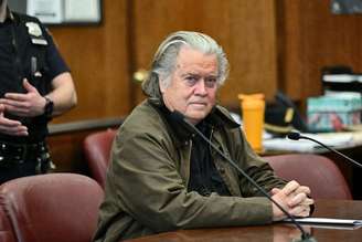 Steve Bannon durante audiência em tribunal de Nova York
11 de fevereiro de 2025 Curtis Means/Pool via REUTERS