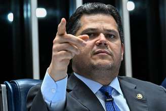 O presidente do Congresso, Davi Alcolumbre, que decidiu não prorrogar a CPI do Crime Organizado