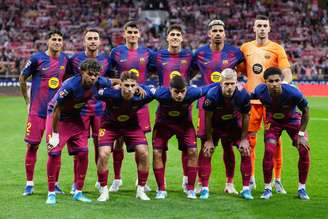 Time do Barcelona antes de partida 