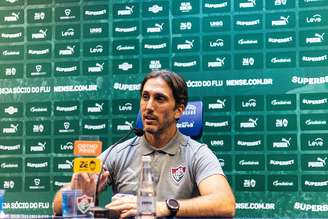 Luis Zubeldía em coletiva pós-jogo entre Fluminense e Atlético-MG pela 8ª rodada do Campeonato Brasileiro 2026 