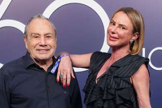 Stênio Garcia e sua atual esposa, Mari Saade