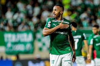 Marlon Freitas (Palmeiras) celebrando seu gol contra o Grêmio, no dia 03.04.2026. 