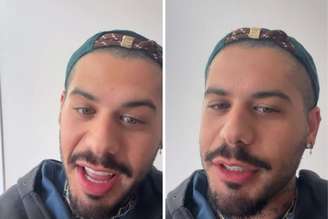 Zé Felipe, cantor, celebra retorno dos filhos para casa