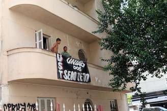 Imóvel durante ocupação em 2015.