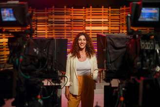 Antonia Pellegrino, nova presidente da EBC na sede no centro do Rio de Janeiro.