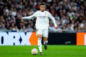 Mbappé (Real Madrid) durante jogo contra o Atlético de Madrid, no dia 22.03.2026. 