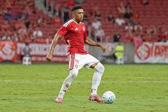 Victor Gabriel (Internacional) durante jogo contra o São Paulo, no dia 01.04.2026. 