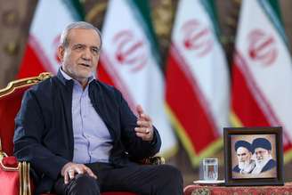 O presidente do Irã, Masoud Pezeshkian