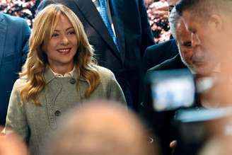 Meloni participou da feira Vinitaly em Verona