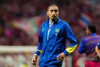 Raphinha não jogou contra o Atletico de Madrid
