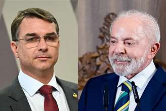 Flávio Bolsonaro fez publicação contra Lula em janeiro passado