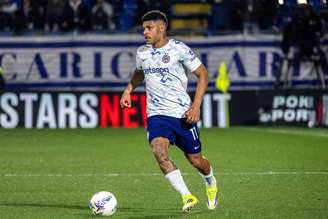 Luis Henrique (Inter de Milão) durante jogo contra o Como, no dia 12.04.2026. 