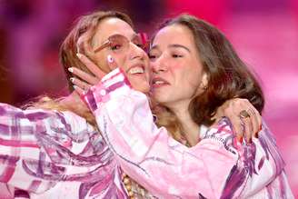 Isabela Capeto e a filha Chica 