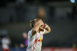Isidro Pitta, jogador do Red Bull Bragantino. 
