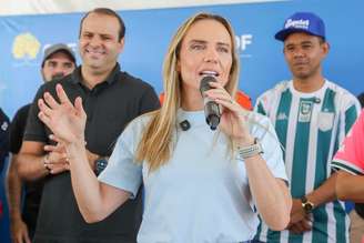 A governadora do Distrito Federal, Celina Leão (PP)
