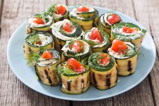 Rolinhos de abobrinha