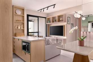 Planejamento inteligente, soluções funcionais e boas escolhas estéticas são essenciais para aproveitar ao máximo espaços pequenos Projeto: Mariana Bamont Arquitetura |