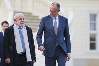 Presidente Lula com o chanceler da Alemanha, Friedrich Merz