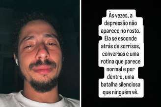 Peter Brandão posta desabafo e foto chorando