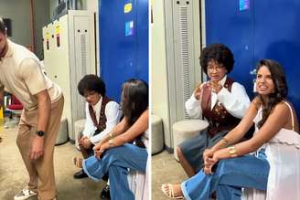 Jonas, Milena e Gabriela