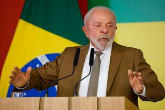 O presidente Luiz Inácio Lula da Silva