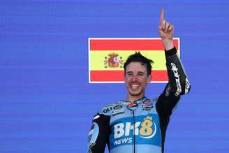 Álex Márquez celebra vitória no GP da Espanha