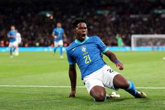 Endrick pela Seleção Brasileira 