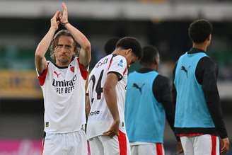 Modric após uma partida do Milan 