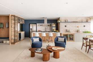 Antes de optar pela integração dos ambientes, é importante entender as necessidades dos moradores Projeto: BMA Studio |