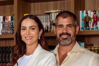 Letícia e Juliano Cazarré