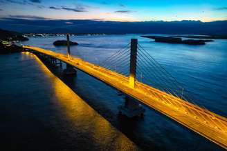 A Ponte de Guaratuba será um dos destaques da prova: ela tem 1,2 km de extensão e será liberada primeiro para os corredores neste fim de semana (Foto: Jonathan Campos/AEN)
