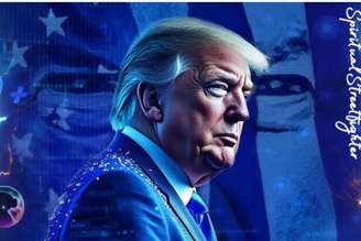 Imagem publicada por Trump nos primeiros minutos desta quinta-feira