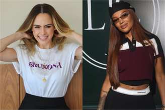 Ana Paula Renault pede calça emprestada à Ludmilla