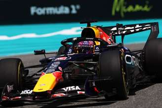 Max Verstappen durante o treino livre do GP de Miami