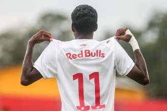 Filipinho, jogador do time sub-20 do Red Bull Bragantino. 