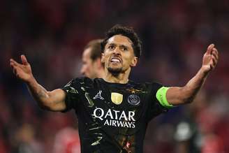 Marquinhos comemora classificação do PSG à final da Liga dos Campeões