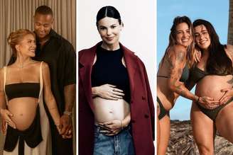 Famosas celebram Dia das Mães grávidas