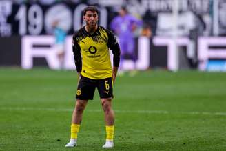Salih Ozcan (Borussia Dortmund) durante jogo contra o Monchengladbach, no dia 03.05.2026. 