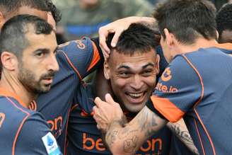 Artilheiro e capitão Lautaro Martínez marcou o primeiro gol da Inter na partida