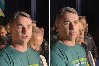 Flávio Bolsonaro fala sobre Dosimetria em evento em Santa Catarina