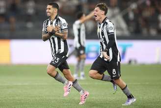 Santi Rodríguez comemorando um gol pelo Botafogo 